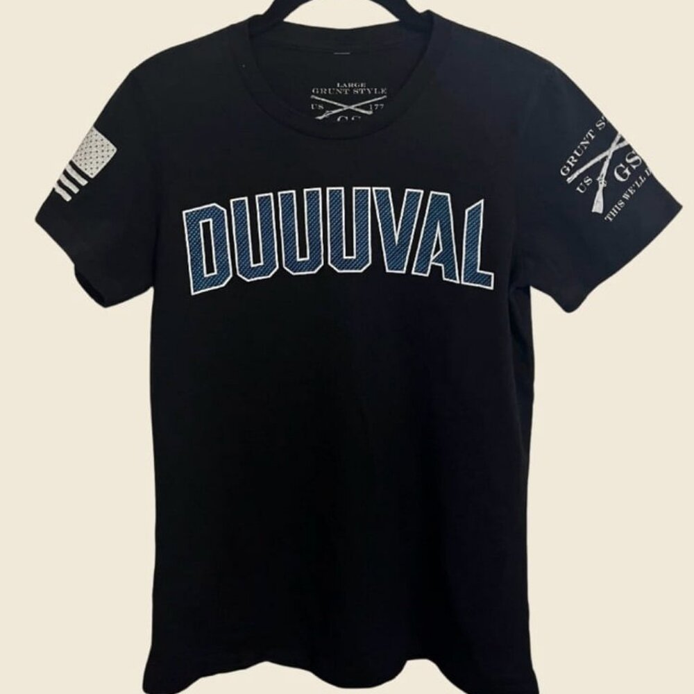 GRUNT STYLE Jacksonville Jaguars NFL DUUUVAL T-Shirt Size L